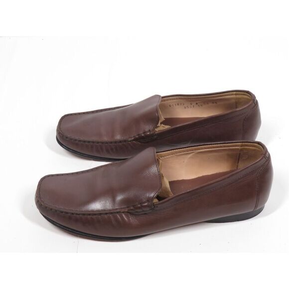 Cole Haan Dempsey Leather Moc Loafer Slip On Driving Shoes BROWN Women Size 8 - Picture 3 of 8